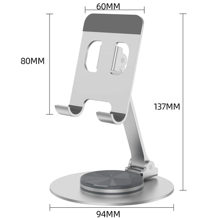 Metal 360 Degree Mobile Phone Holder Stand &ndash; 360 Rotation