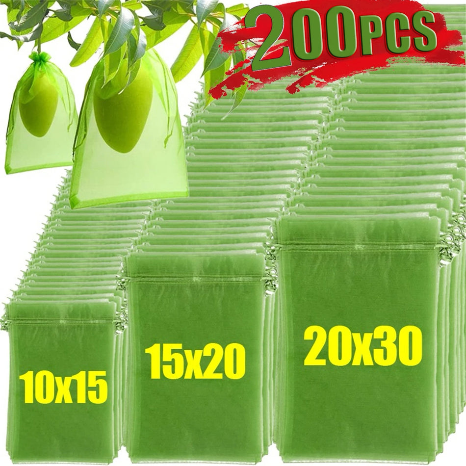 Reusable Fruit Protection Net Bags &ndash; Lightweight And Durable