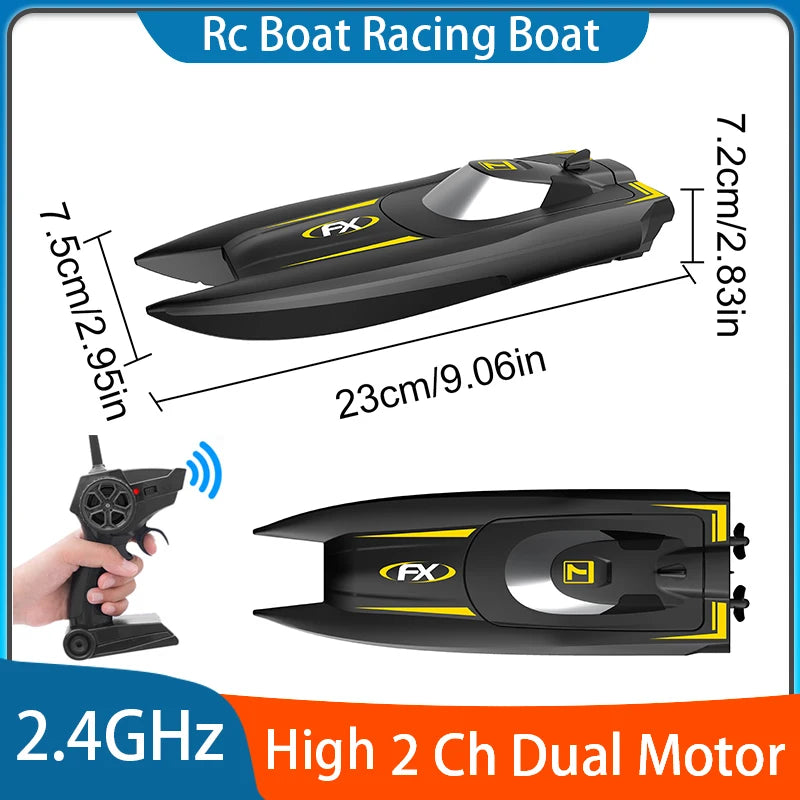 H118 RC 2.4G Boat &ndash; High Speed Dual Motor Remote Racer Toy