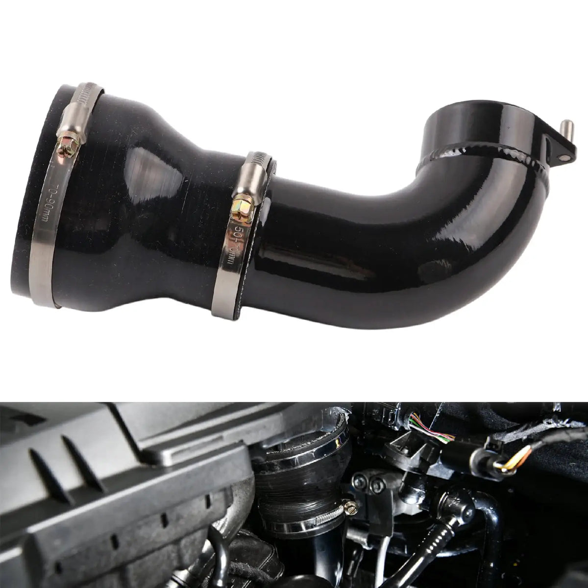 PIKBUK High-Flow Turbo Inlet Pipe for Volkswagen Audi Seat Skoda 1.0TSI Part Number 04C129656L Performance Upgrade Auto Part by InterCyprus Trading Ltd