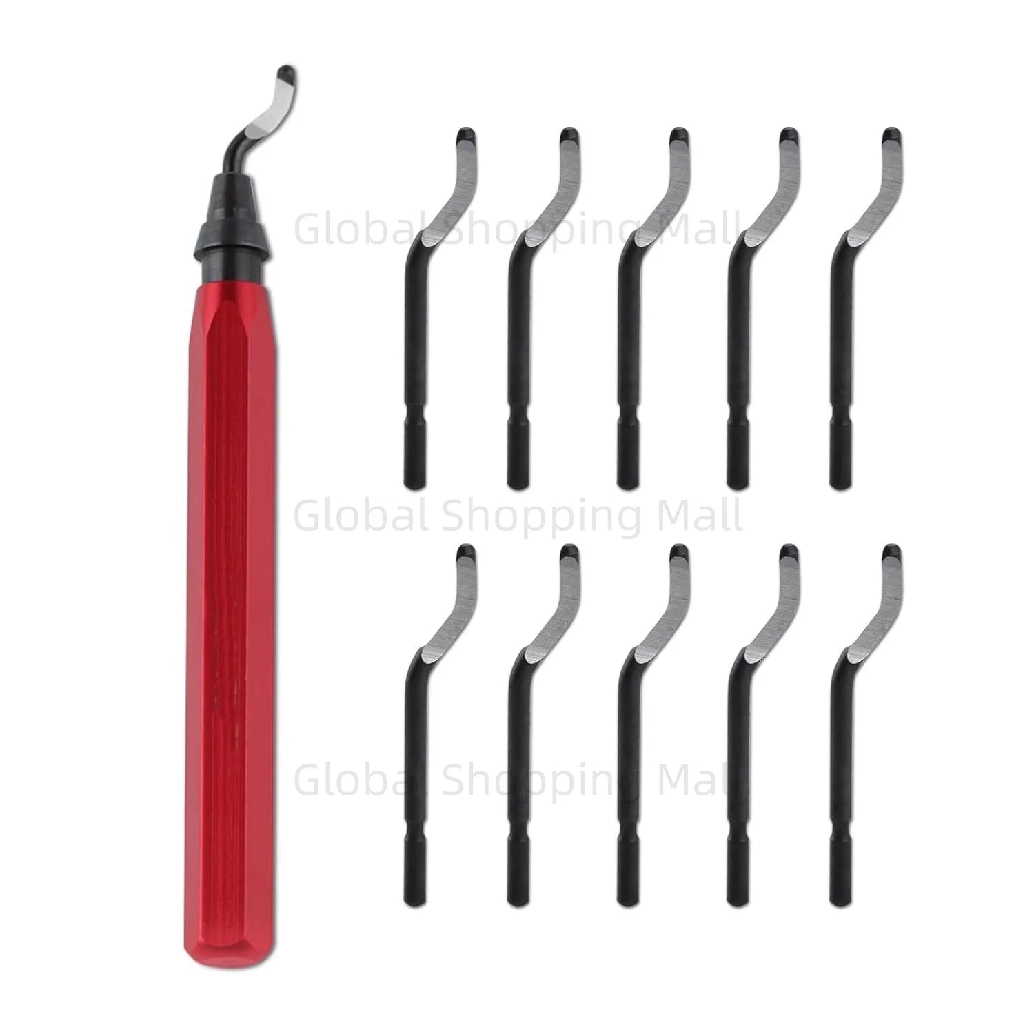 Metal RB1000 Deburring Tool Kit - Efficiently Smooth Wood &amp; Plastic Red RB1000 Set