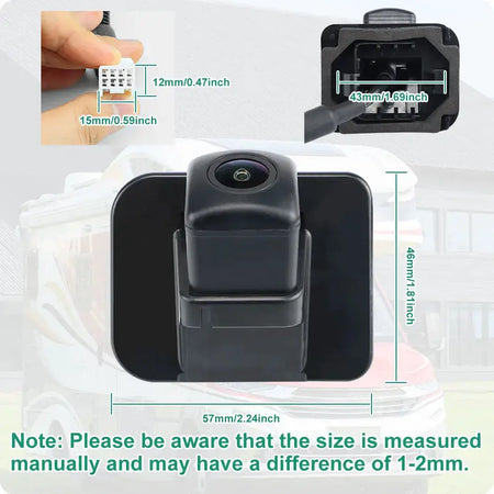 Backup Camera for Honda Accord 2014-2017 Rear View Replacement Kit by InterCyprus Trading Ltd