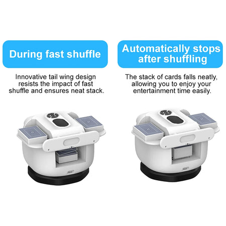 360 Degree Automatic Card Shuffler 2 In 1 &ndash; Smart Shuffling