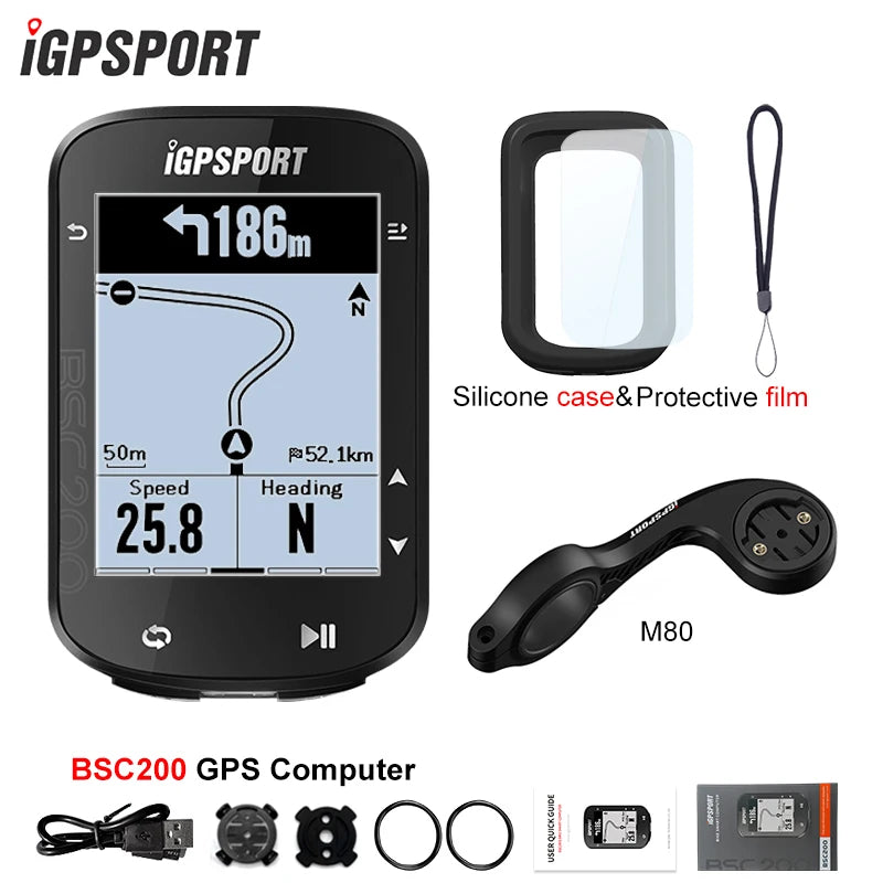 iGPSPORT BSC200 &ndash; Wireless Waterproof GPS Cycling Computer 200 CASE M80 / CHINA