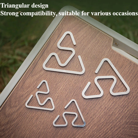 Ultra-Light Stainless Steel Multi-Tool Camping Hooks