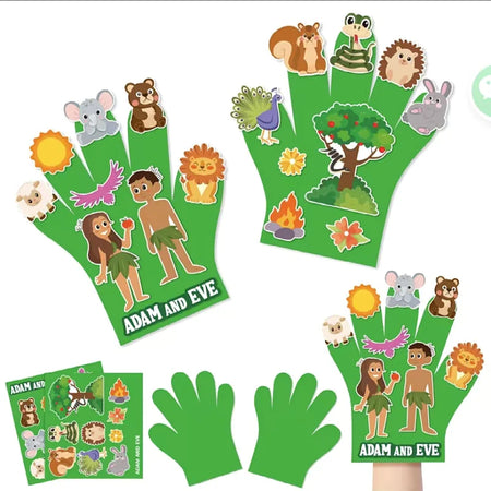 ATS30537 Hand Puppets Set &ndash; Montessori Storytelling Tool ATS30537 D