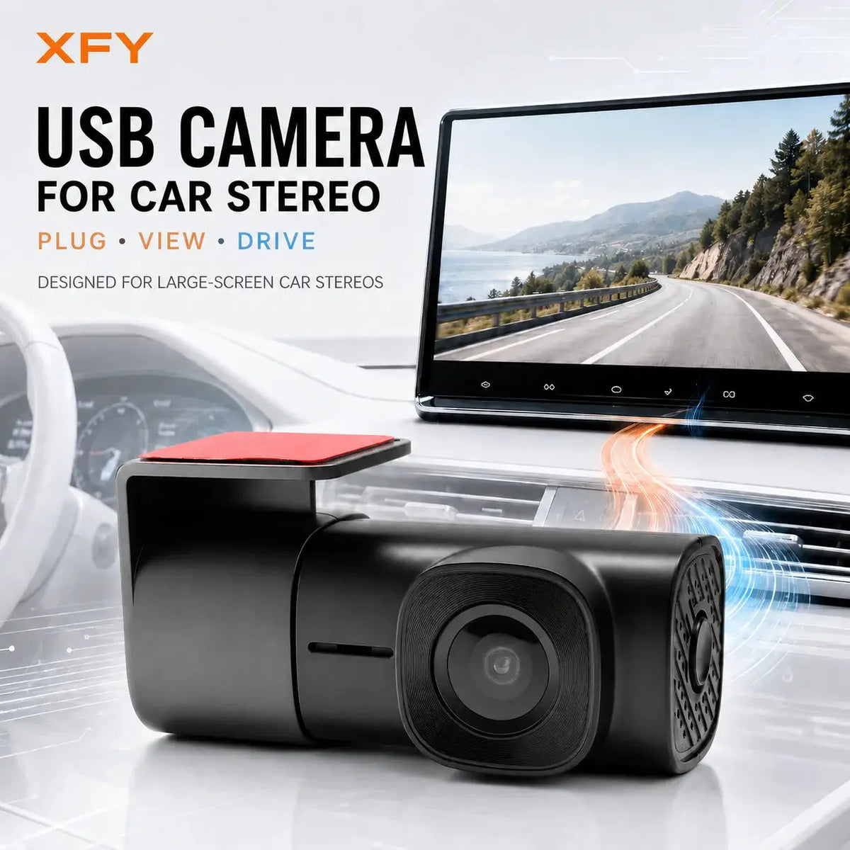 Dash Cam 1080P For Car With WiFi and Enhanced Night Vision Compact by InterCyprus Trading Ltd