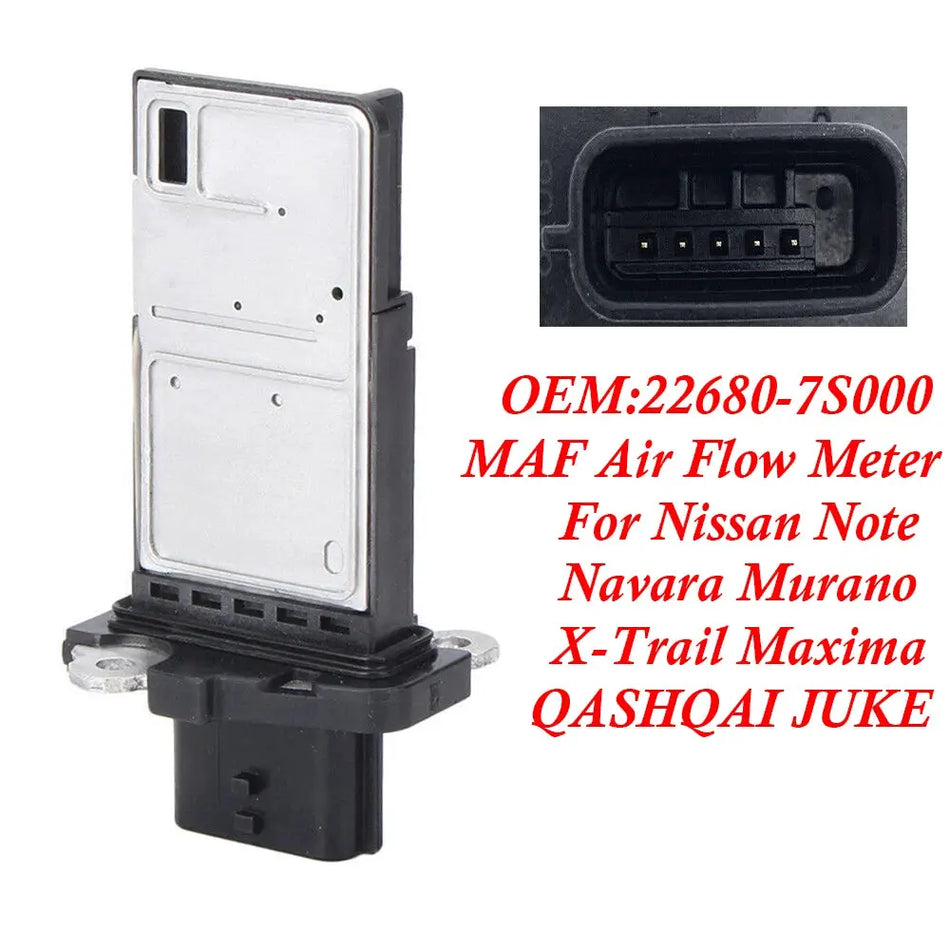MAF Mass Air Flow Sensor for Nissan Suzuki Grand Vitara 22680-7S000 by InterCyprus Trading Ltd