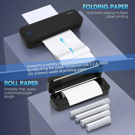 ORICO Portable A4 Thermal Printer &ndash; Wireless Bluetooth