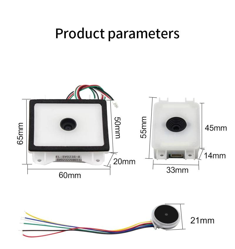 Cyprus Wireless Reader Module GM861 Barcode Reader Module 1D/2D QR Code Fixed Installation White ...