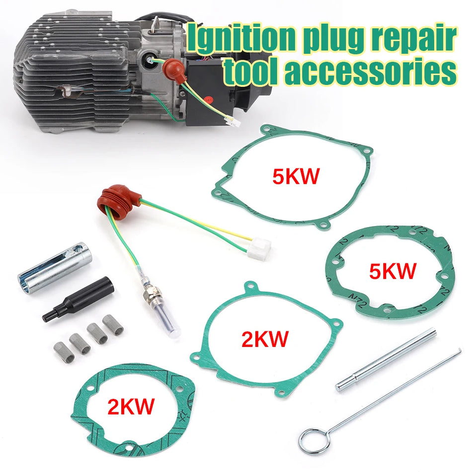 Glühkerzen-Reparaturset für 12V Dieselstandheizungen, 2KW-5KW, 13-teiliges Werkzeugset