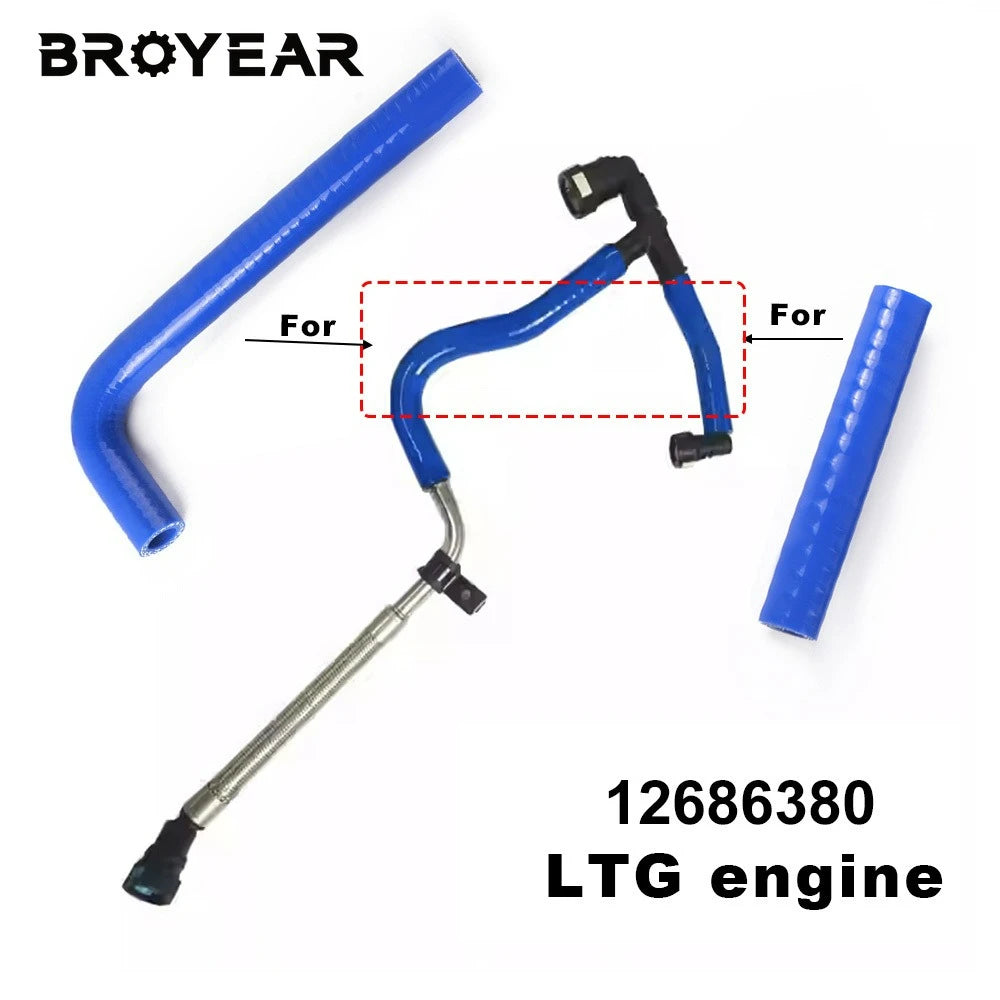 PCV Hose Kit Silicone for Buick Cadillac Chevrolet 12673868 by InterCyprus Trading Ltd
