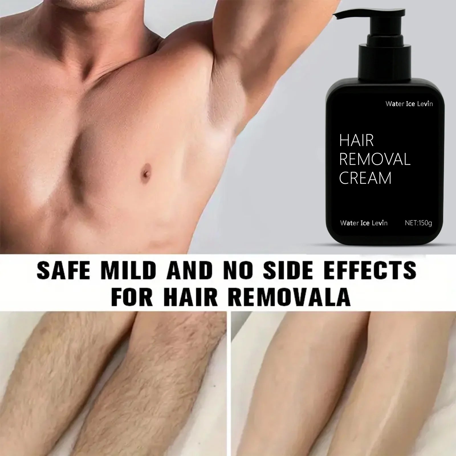 Water Ice Levin Hair Removal Cream &ndash; Painless and Permanent Hair Removal