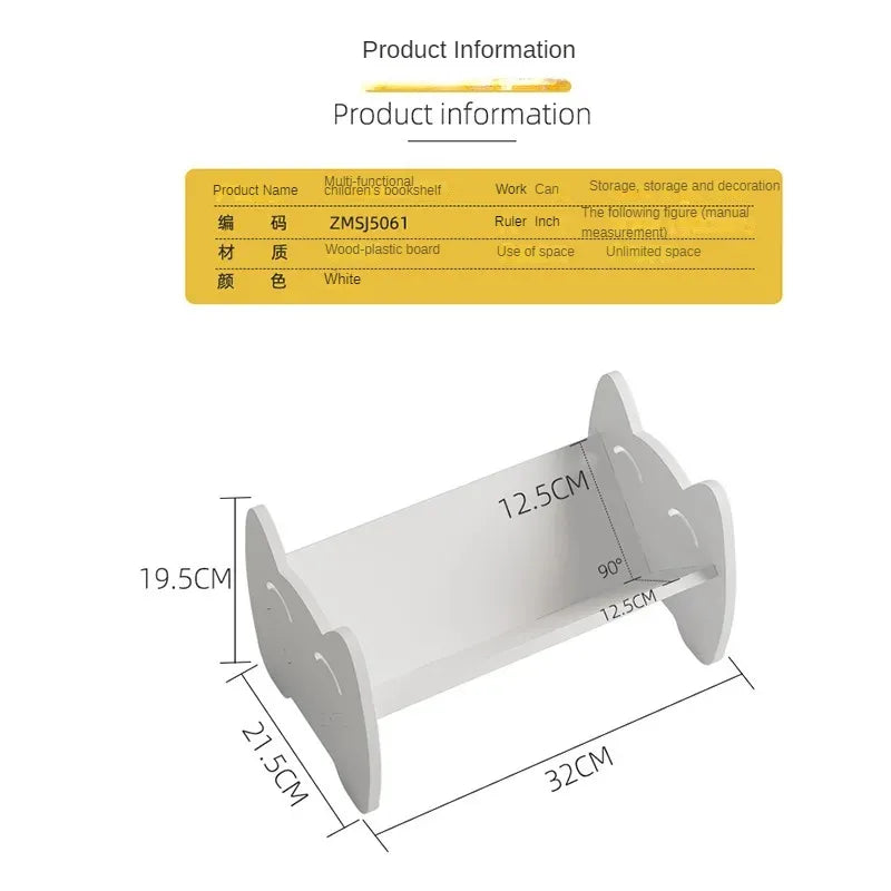 Simple Desktop Bookshelf Rack &ndash; Multifunctional Organizer