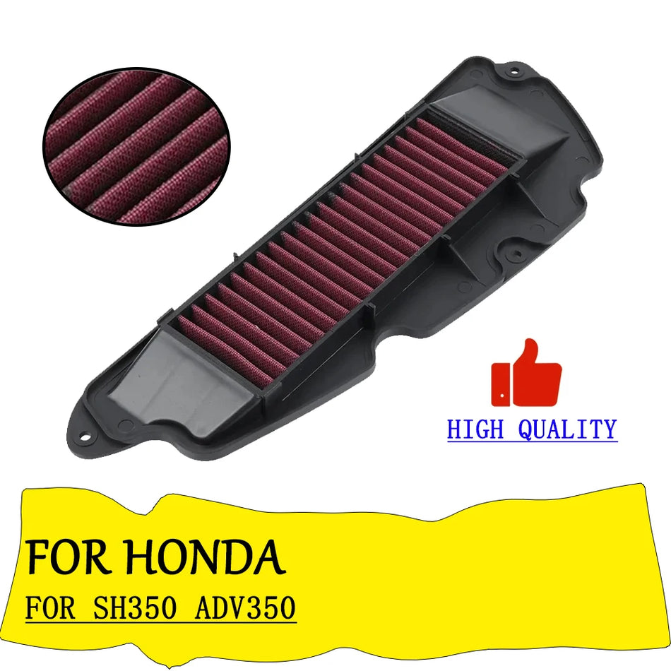 Φίλτρο Αέρα Υψηλής Ροής Honda ADV350 SH350, Επαναχρησιμοποιούμενο Μη Υφασμένο Υλικό