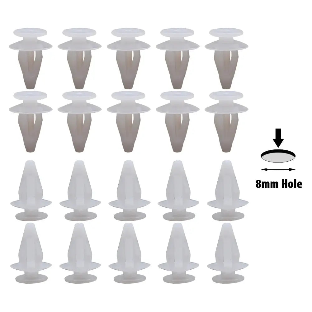 100PCS Car Trim Panel Clips Bumper Hood Mud Flaps Lining Fastener Push Rivets For Toyota Corolla RAV4 Avensis Lexus IS RX by InterCyprus Trading Ltd
