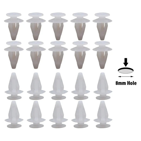 100PCS Car Trim Panel Clips Bumper Hood Mud Flaps Lining Fastener Push Rivets For Toyota Corolla RAV4 Avensis Lexus IS RX by InterCyprus Trading Ltd