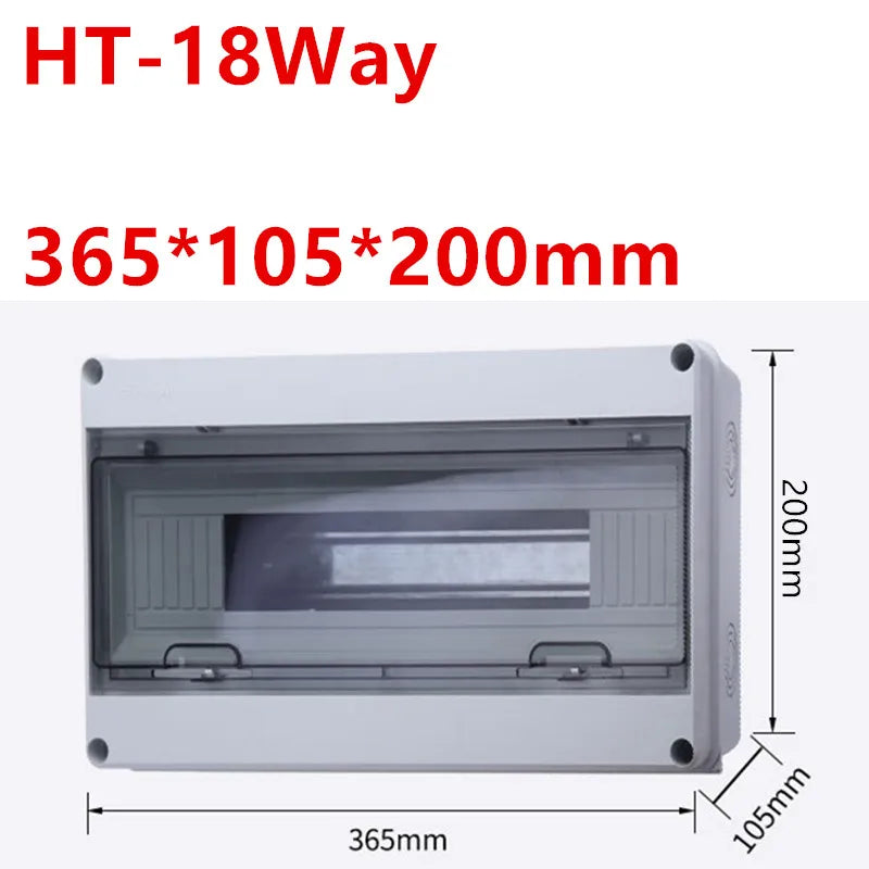 IP65 Waterproof Distribution Box for DC Breaker - HT-2-24WAY HT-18WAY / CN