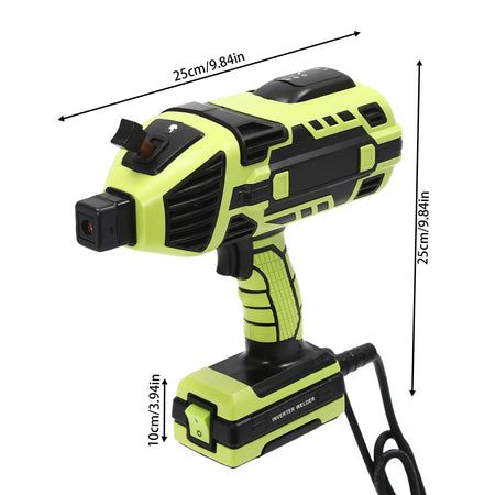 Handheld Welding Machine 4.6KW IGBT &ndash; Wide 20-200A Range Green / GERMANY