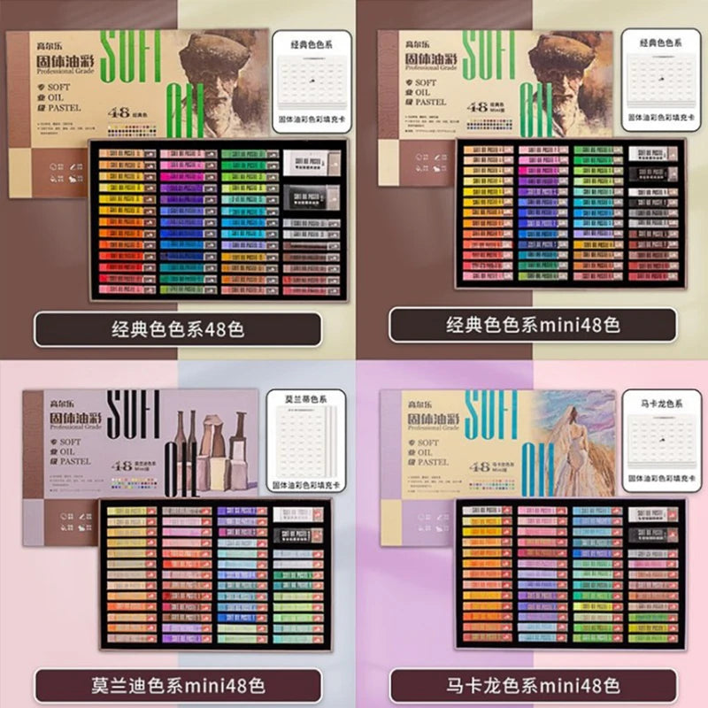 Kuelox Artistic Soft Oil Pastels Mini &ndash; Water Soluble