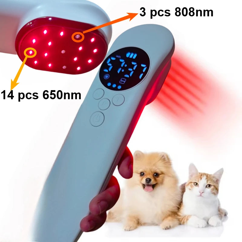 Ruční zařízení na terapii červeným světlem 650nm 808nm úleva od bolesti
