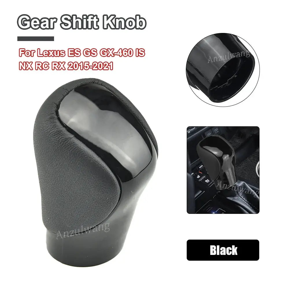 Automatic Gear Shift Knob PU Leather For Lexus ES IS GS RX RC GX460 by InterCyprus Trading Ltd