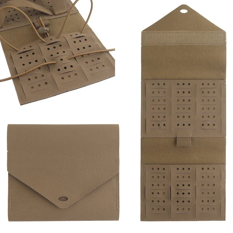 Organizador de Kit de Primeros Auxilios Táctico con Panel de Inserción de Tela Cordura