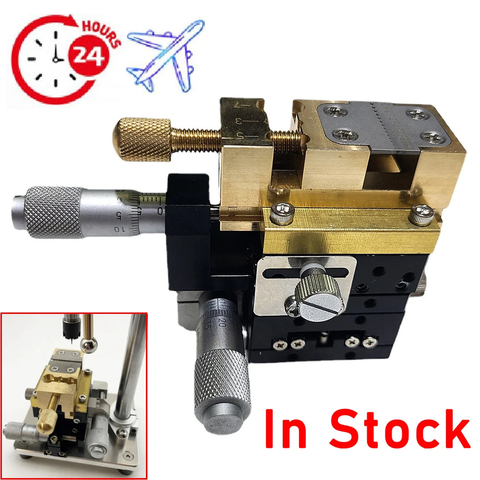 Högprecisionsskruvstycke med multifunktionsreparationsfixtur, metallförhöjd arbetsbänk