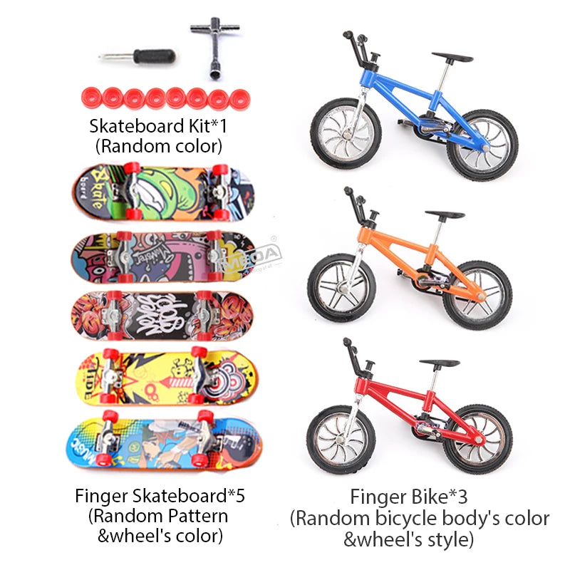 Profession Finger Boarding DIY Ramp - Great Starter Kit 2356-35-9pcs