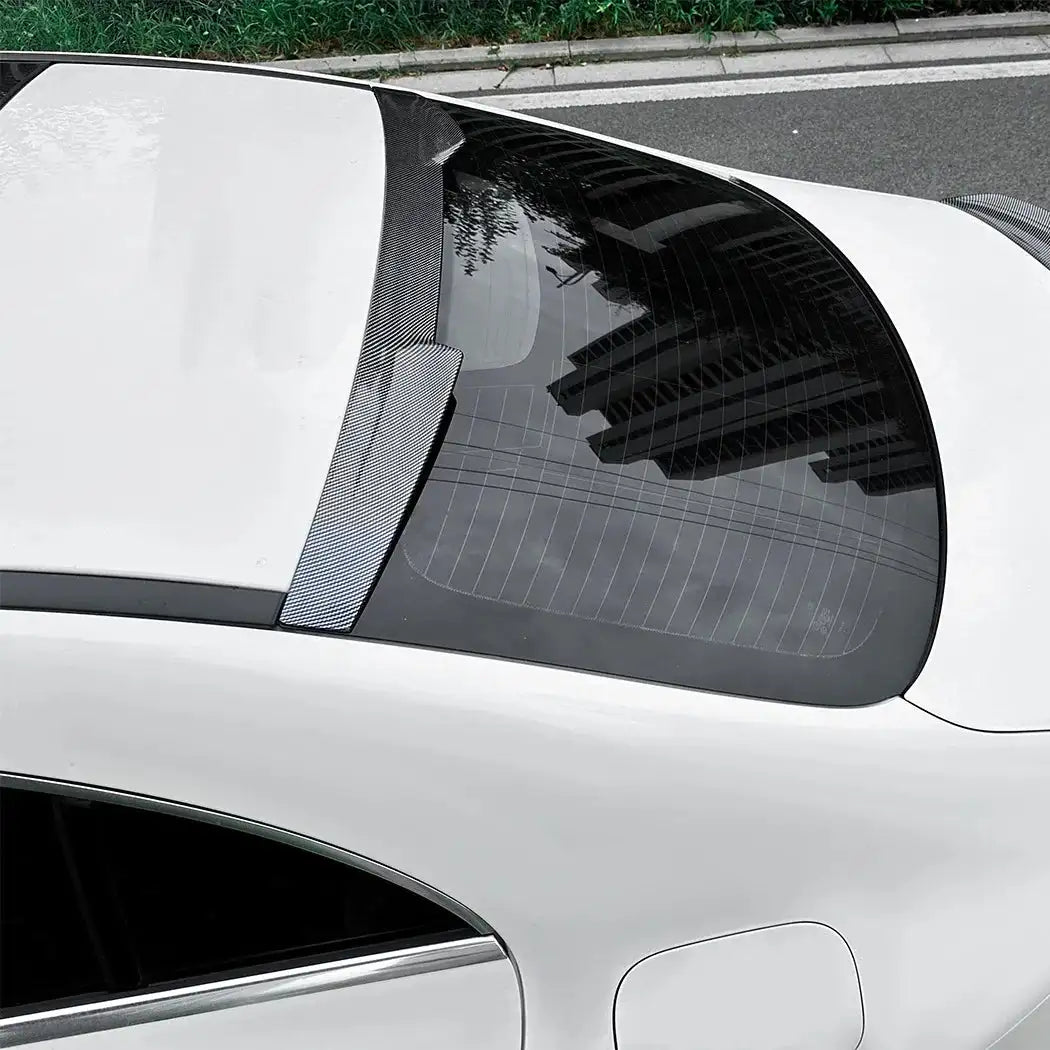 For Mercedes Benz CLA180 CLA200 CLA220 CLA250 AMG 2019-2023 Car Rear Roof Spoiler Trunk Lip C118 Trunk Middle Mid Tail Wings
