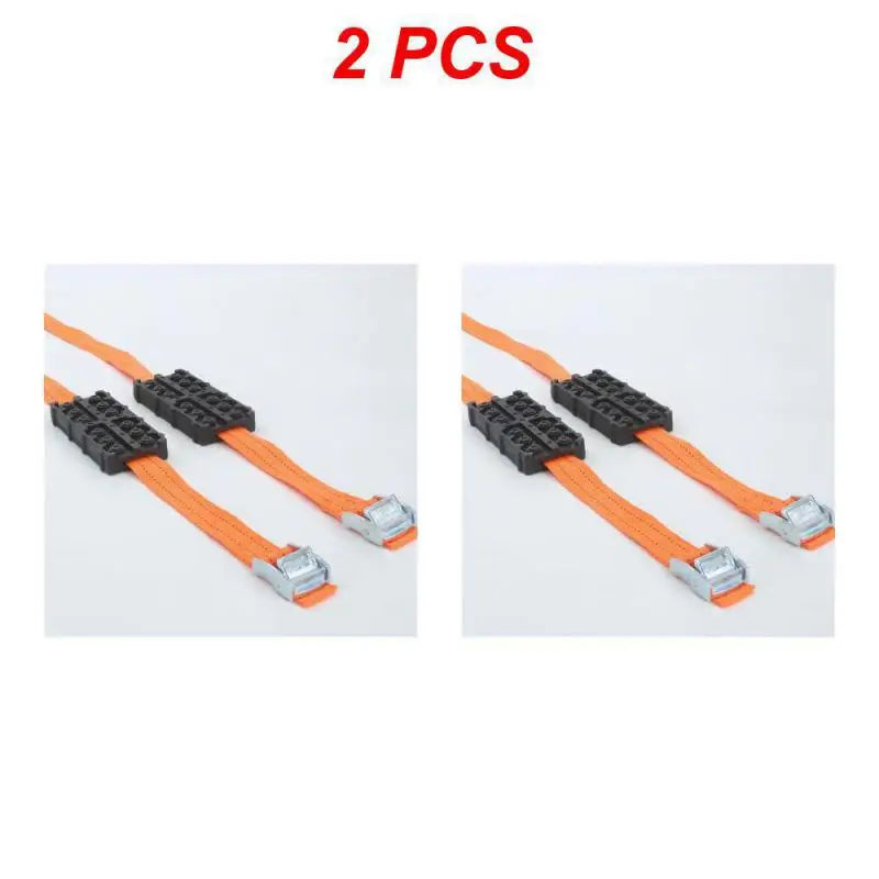 Durable PU Anti-Skid Tire Chain Straps &ndash; All-Season Traction 2PCS / CHINA
