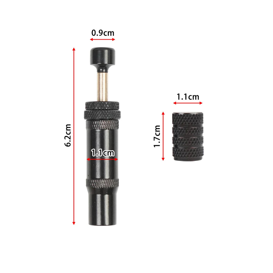 Xuzhong TL 1037 BK Auto Stop Sada na snižování tlaku v pneumatikách Šroubovací deflátor Offroad 4x4