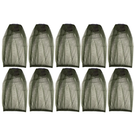 Outdoor Tool Bushcraft Travel Kit Mosquito Net Hat Fishing Cap Hunting Accessory Hike Camp equipment Anti-bee Safety Survival 10PCS / CN (Origin)