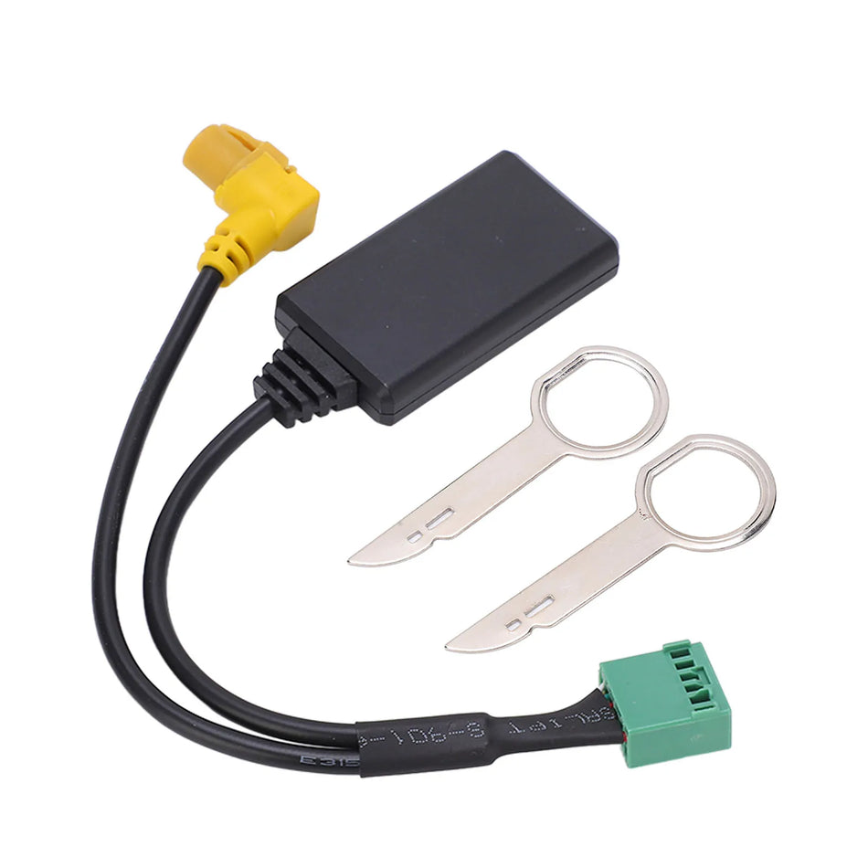 Adaptor de cablu pentru Audi A4 MMI 3G AMI Bluetooth, 12 pini, înlocuire cablu audio wireless AUX