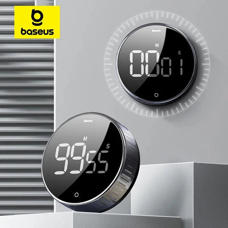 Baseus Magnetic Kitchen Timer &ndash; Digital Countdown Alarm
