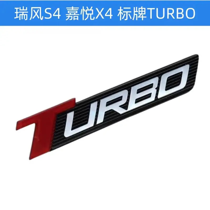For JAC JS4 2022- Logo Badge Decorative Icon Body Emblem Nameplate TURBO 3904120U3440 by InterCyprus Trading Ltd
