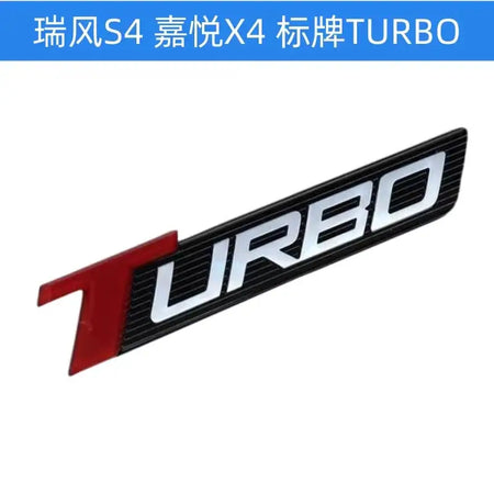 For JAC JS4 2022- Logo Badge Decorative Icon Body Emblem Nameplate TURBO 3904120U3440 by InterCyprus Trading Ltd