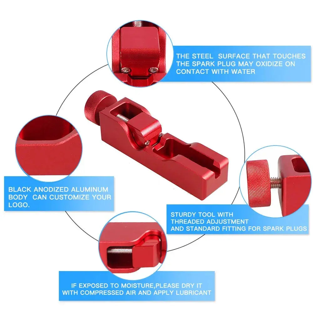 1pc Spark Plug Gap Tool Electrode Compression Universal Adjustable For 10mm 12mm 14mm 16mm High Turbo Power Kit by InterCyprus Trading Ltd