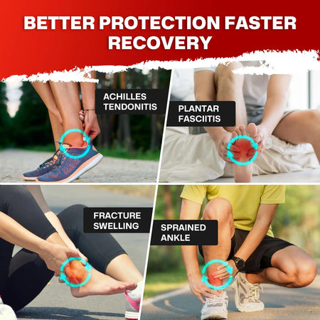 Ankle Brace Support for Sprained Ankle Wrap, Plantar Fasciitis Relief and Achilles Tendonitis Wrap, Foot Brace Ankle Stabilizer