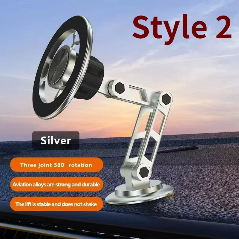 Magnetic Wireless Car Charger for iPhone &ndash; 360 Rotation No Charging 2