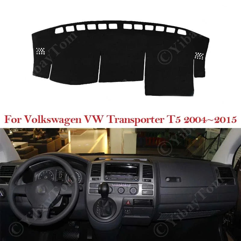 Kojelaudan suojus polyesteristä VW Transporter T5 Caravelle