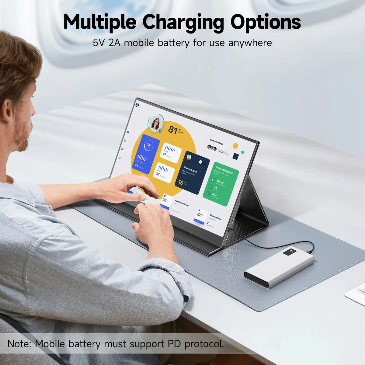 UPERFECT 15.6 Inch Touch Portable Monitor - Second Screen