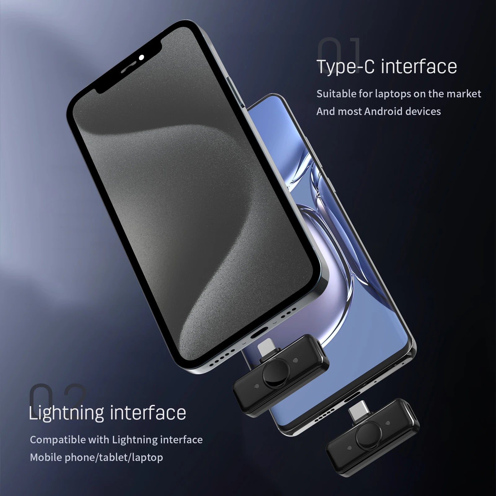 Wireless Lavalier Mic With Digital Display &ndash; Noise Reduction