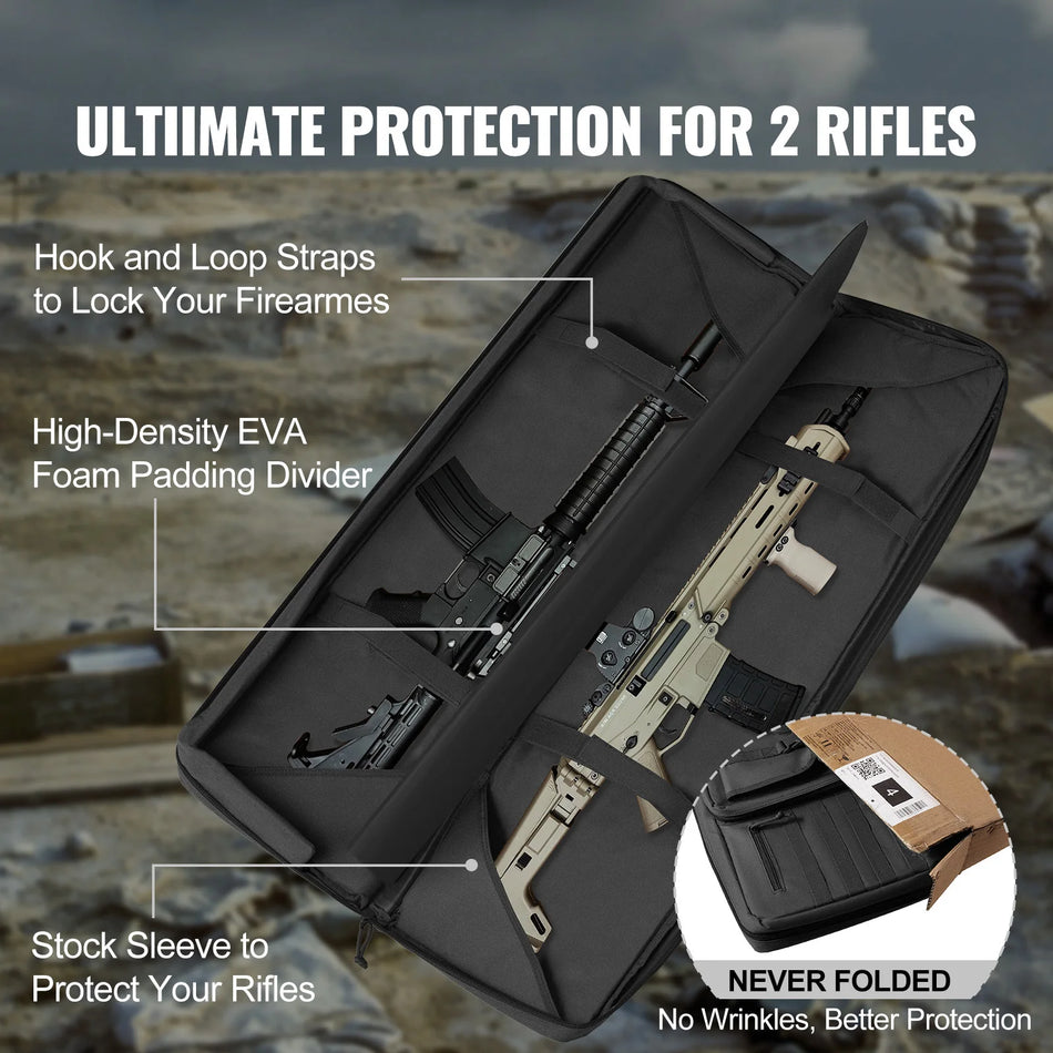 SucceBuy Rifle Bag 36 to 42 Inch - Lockable Zipper