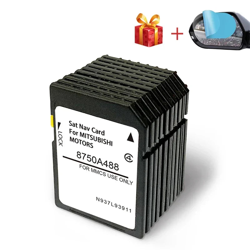 2021 Maps MMCS SD Card Europe UK Mitsubishi L200 - New Maps CHINA / for Mitsubishi A488