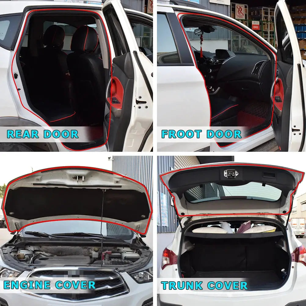 10m For VW T5 T5.1 T6 Transporter Multivan Caravelle Campervan California Extra Cab T32 Door Seal Strips Weatherstrip B-Shape by InterCyprus Trading Ltd