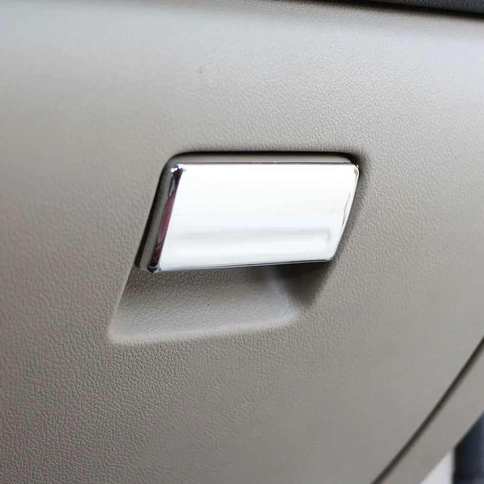 Copertura per Trim del Cassetto Portaoggetti per Ford Focus 2 MK2 Accessorio Interno in ABS Cromo con Installazione Facile