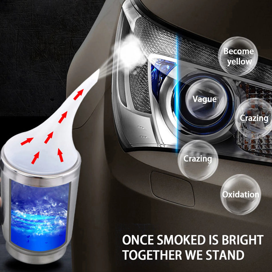 Kit di lucidatura dei fari con tazza atomizzante per riscaldamento per restauro