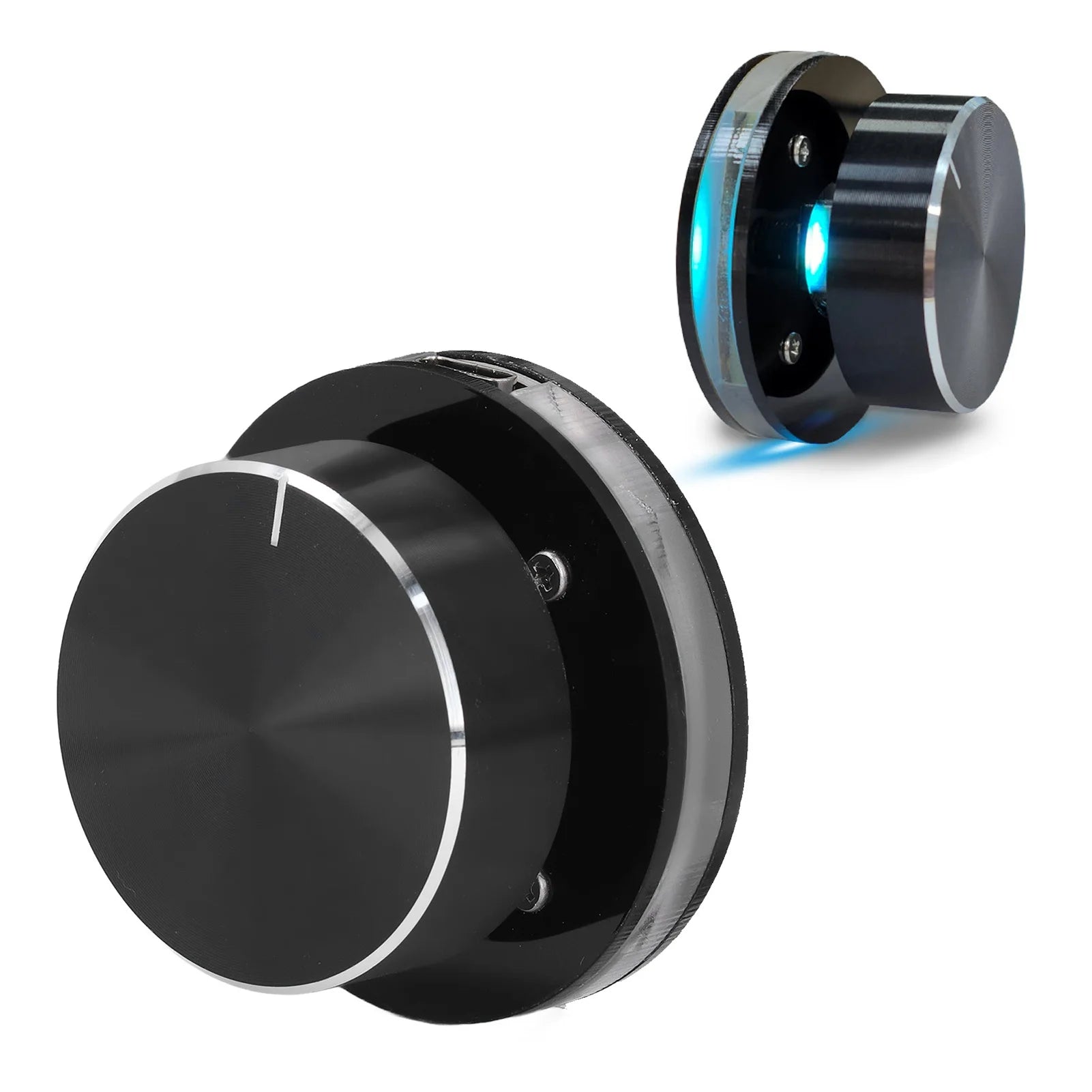 USB Volume Control Knob &ndash; 360 Degree Rotating RGB Light