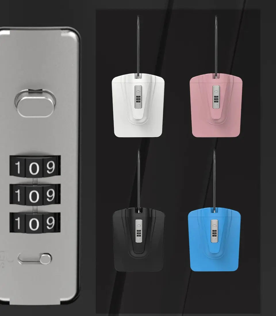 Summer Portable Color Beach Safe Box - Three-Digit Lock